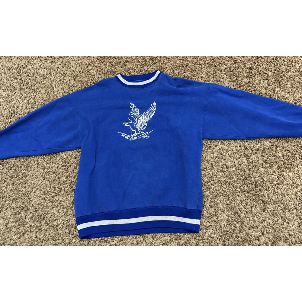 Vintage 90's Logo Athletics Air Force Academy Falcons Sweatshirt Crewneck Sz XL